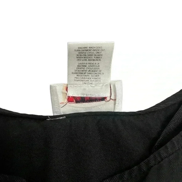 Talbots Black Floral Embroidered Sleeveless Maxi Dress Jumper Women’s size 14 - Picture 7 of 11